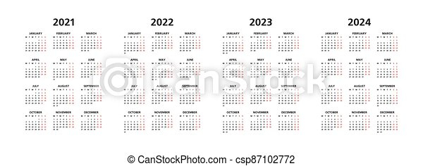 2021 2024 Calendar 2021 2022 2023 2024 2025 Calendar Undated 