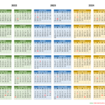2022 2023 2024 Calendar Calendar Quickly