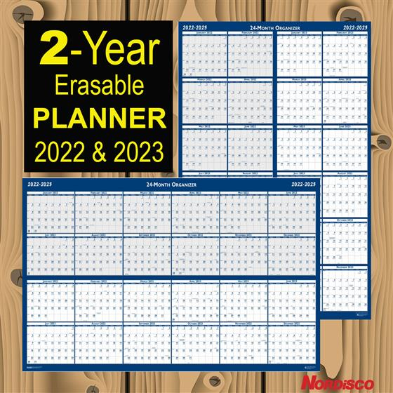 2022 2023 3964 HOD3964 House Of Doolittle 2 Year Dry Erase Wall 