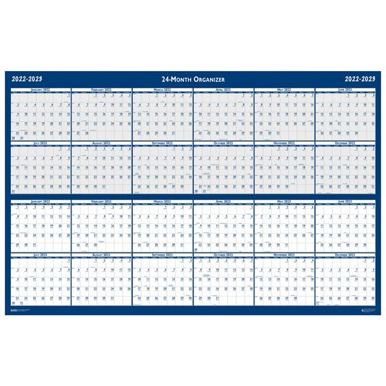 2022 2023 3964 HOD3964 House Of Doolittle 2 Year Dry Erase Wall 