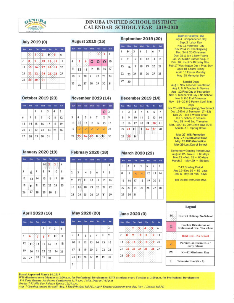 2022 2023 Gilbert Public Schools Calendar Calendar 2022