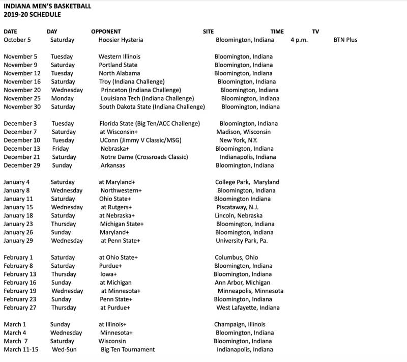 2022 2023 Iu Mens Basketball Team Calendar May 2022 Calendar