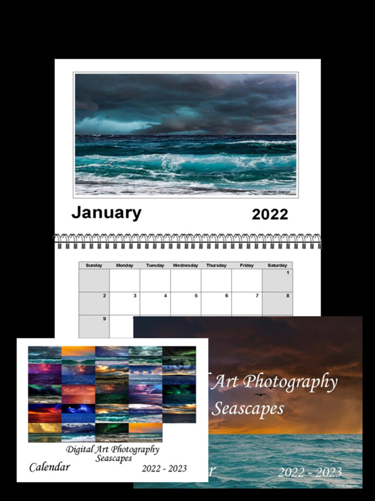 2022 2023 Two Year Wall Calendar Digital Art Photography Etsy UK