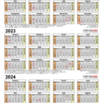 2022 2024 Three Year Calendar Free Printable Excel Templates