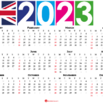 2022 Calendar Uk With Holidays And Weeks Numbers