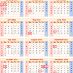 2023 Calendar With Federal Holidays