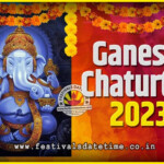 2023 Ganesh Chaturthi Pooja Date And Time 2023 Ganesh Chaturthi