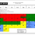 April 2018 Recruiting Calendar Pcbb1917