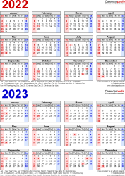 Basis Calendar 2022-2023 - 2023Calendar.net