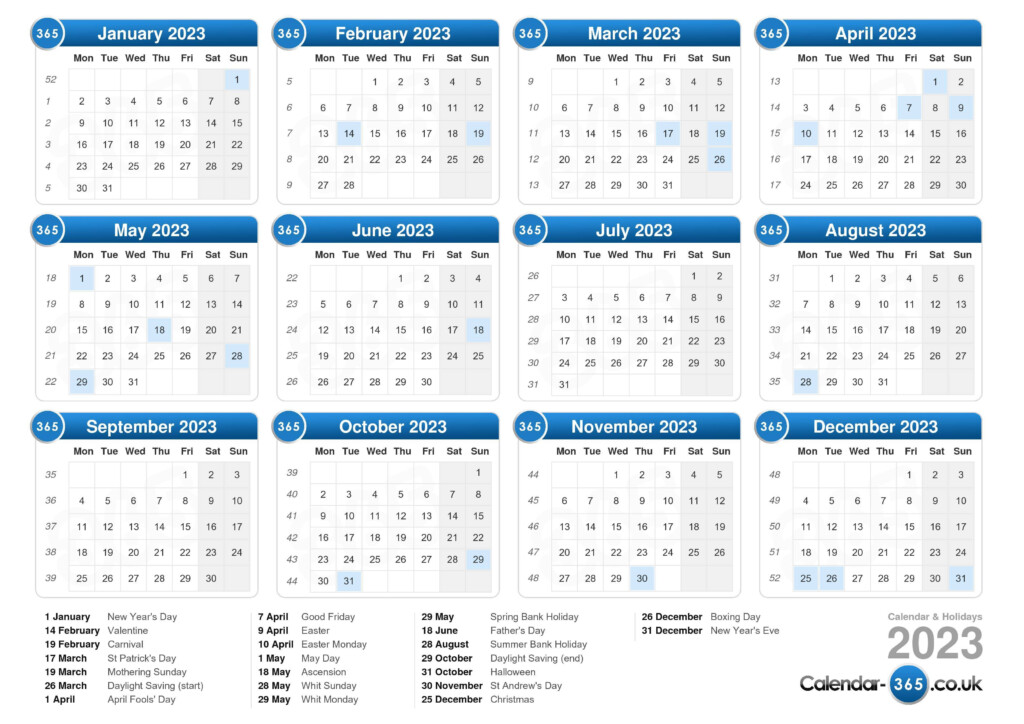 Calendar 2023