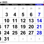 Calendar October 2023 UK With Excel Word And PDF Templates