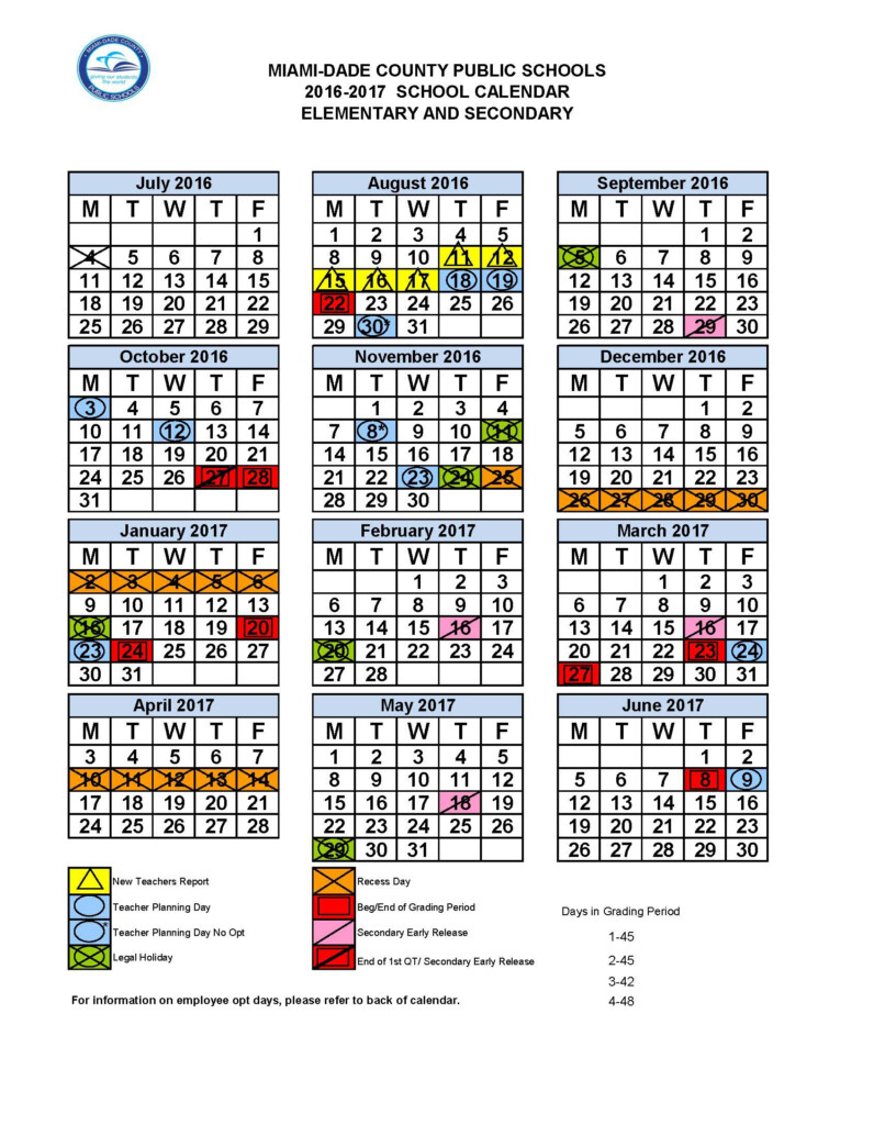Calendario Escolar 2021 A 2022 Miami Dade 2021 2022 School Year 