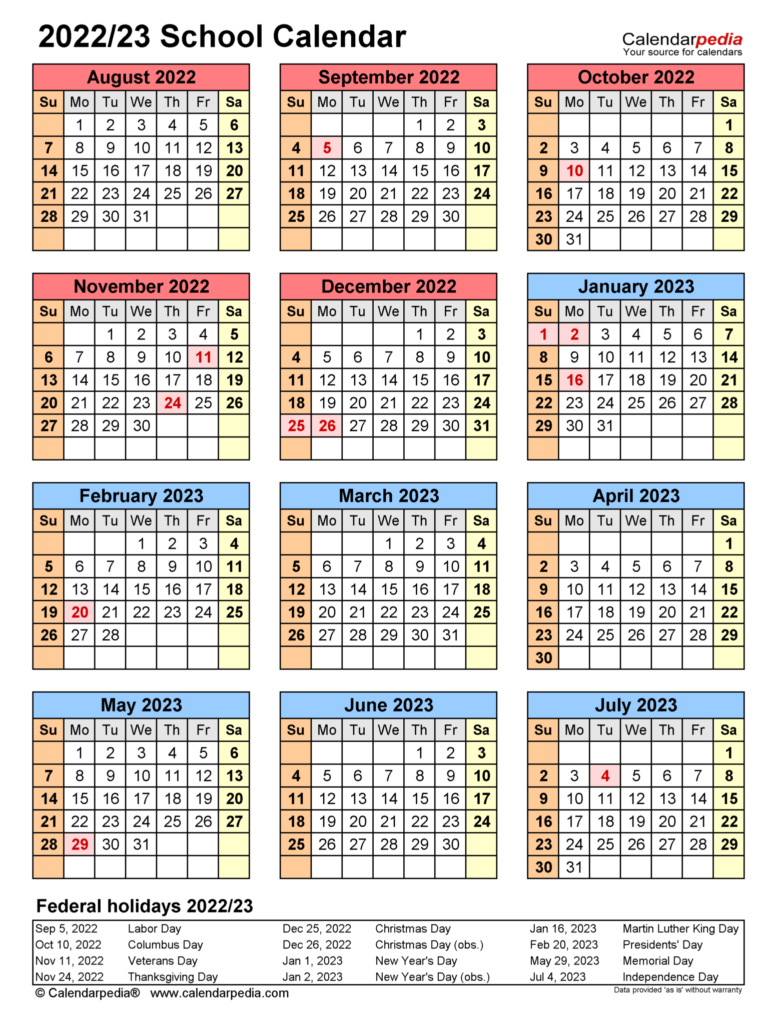 Chester School District Calendar 2020 And 2021 With West Ottawa School 