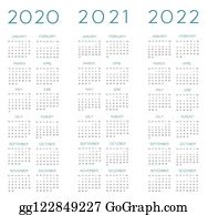 Clipart Vector Kalender 2021 2022 2023 2024 2025 2026 2020 