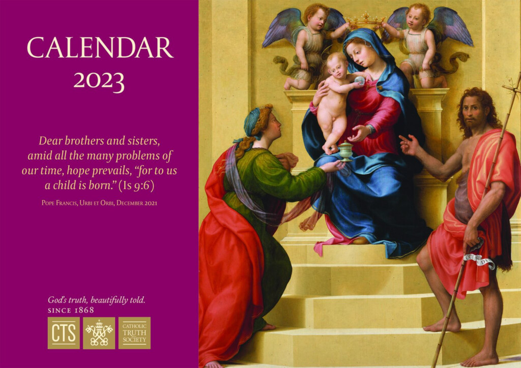 CTS Calendar 2023 Catholic Truth Society