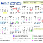 Dearborn Public Schools Calendar 2020 2021 Printable Calendars 2021