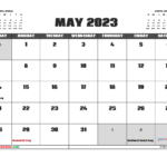 Free Editable May 2023 Printable Calendar 3 Month Calendar In 2021