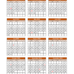 Full Year 2023 Calendar On One Page WikiDates