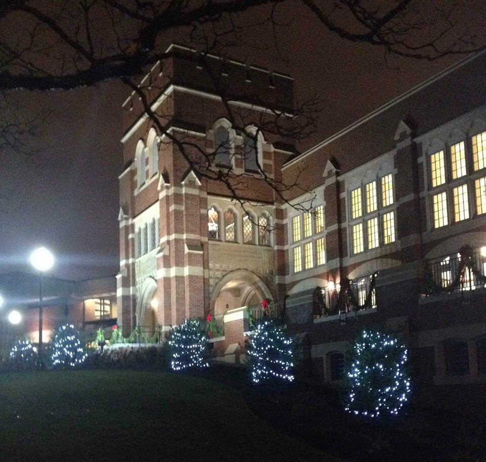 Harkins Hall Night Pcbb1917