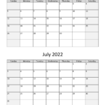 June And July 2022 Calendar WikiDates