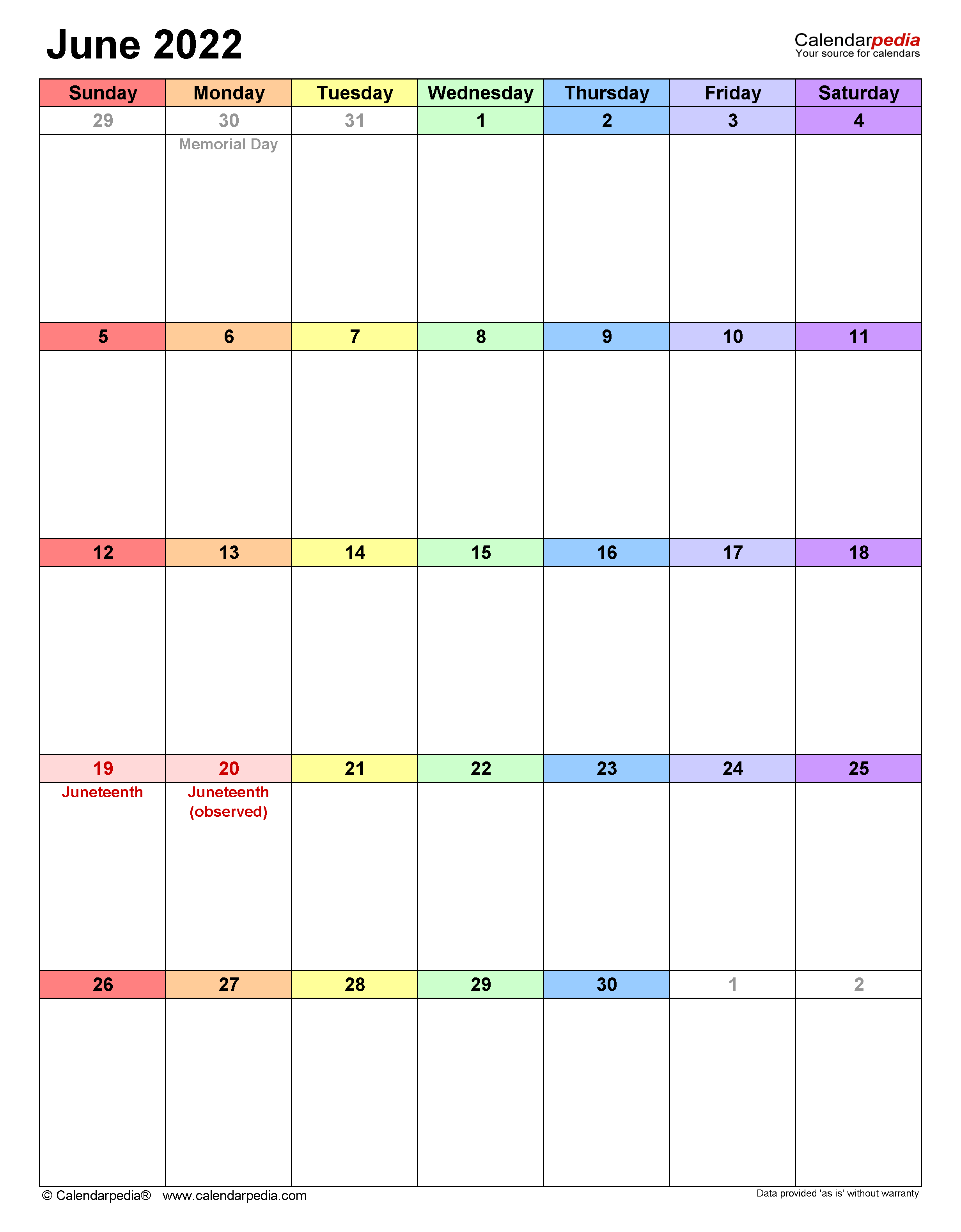 Printable Attnedance Calendar July 2022 June 2023 January Calendar 2022