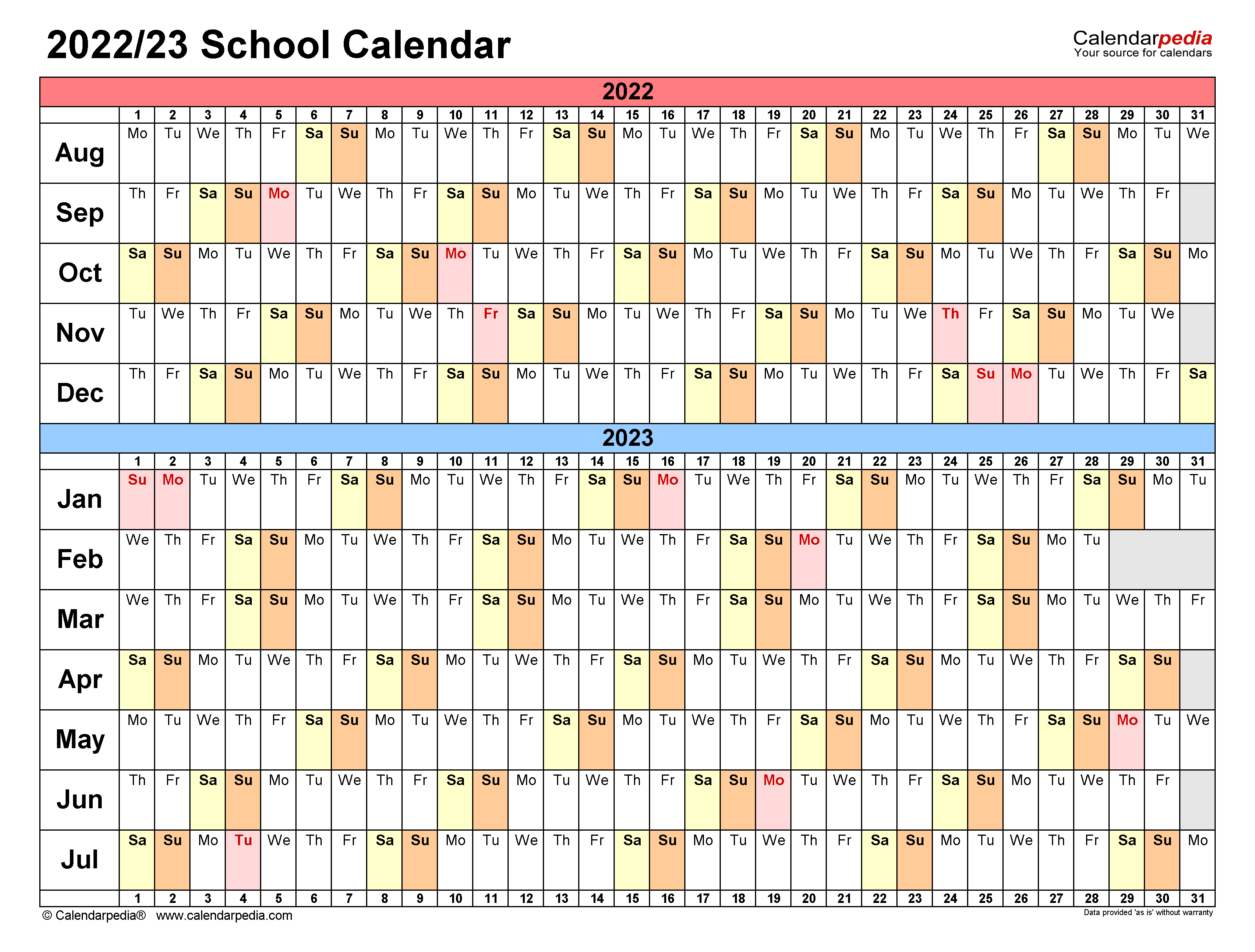 Seattle Public Schools Calendar 2022 2023