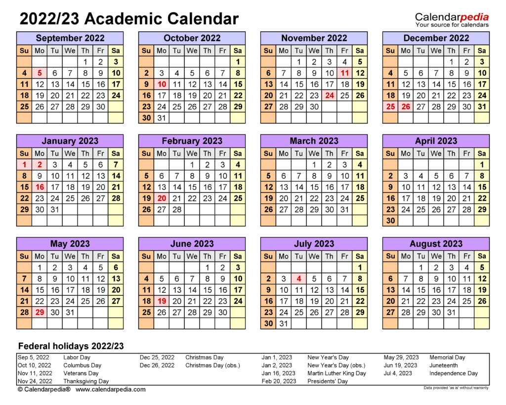 Waynesburg University Academic Calendar 2022 2023 Calendar Of 