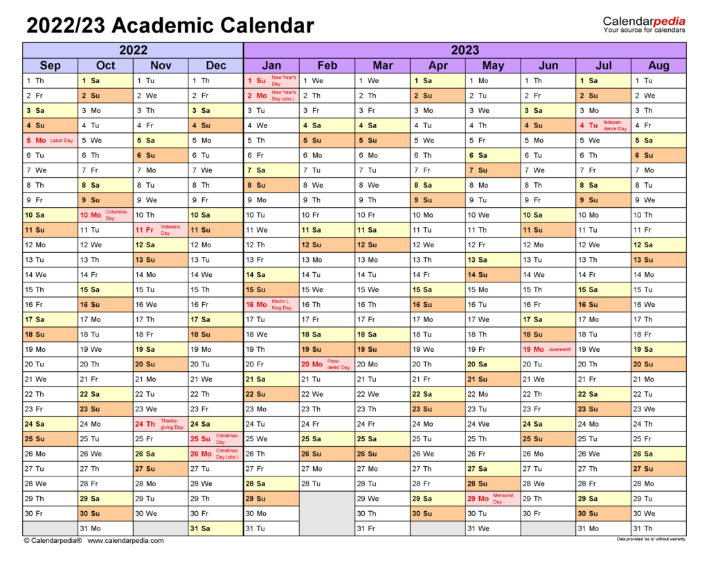 Waynesburg University Academic Calendar 2022 2023 Calendar Of 