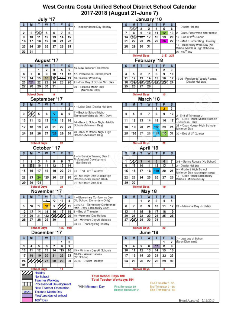 Wccusd Calendar 2022 2023 January Calendar 2022