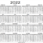 2022 2023 Printable Calendar With Holidays Two Year Calendar