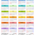 2022 2023 Two Year Calendar Free Printable Excel Templates