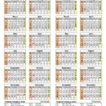 2022 2023 Two Year Calendar Free Printable PDF Templates