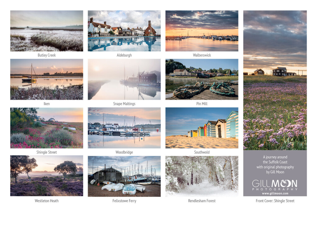 2022 Suffolk Coast Calendar Gill Moon Photography