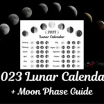 2023 Lunar Calendar Moon Phase Grimoire Page Etsy