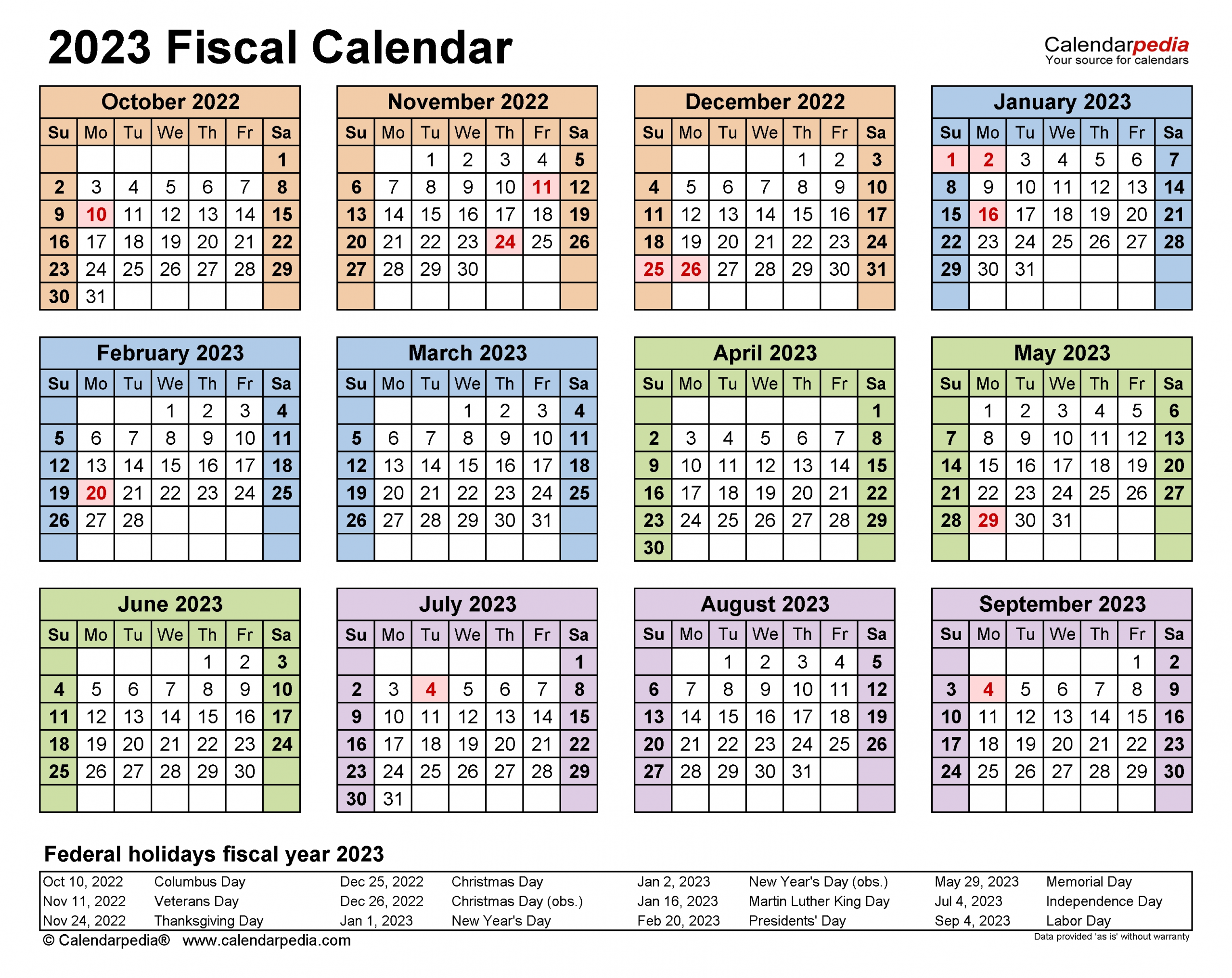 Catch Government 2023 Fiscal Calendar Best Calendar Example