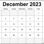 December 2023 Calendar Free Printable Calendar Templates