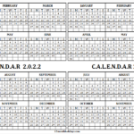 Free Blank Calendar 2022 And 2023 Two Year Calendar Printable