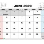 Free Printable June 2023 Calendar 12 Templates