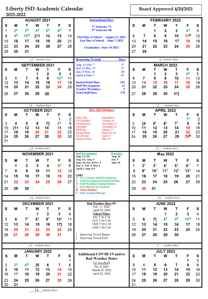 Lisd Calendar 2022 October Calendar 2022