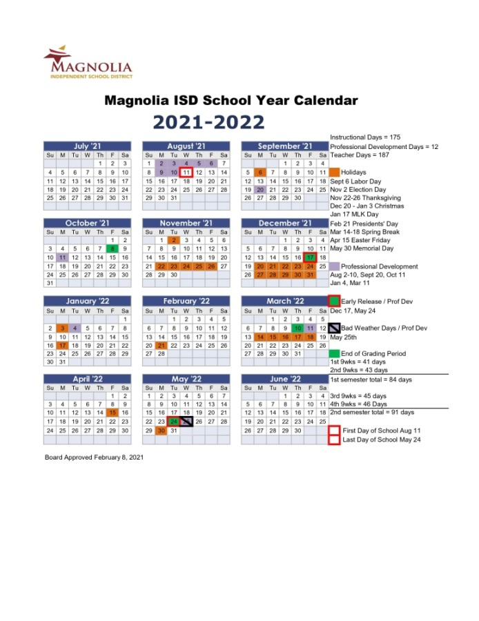 Northeast Isd Calendar 2022 Calendar With Holidays