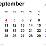 September 2023 Calendar Templates For Word Excel And PDF