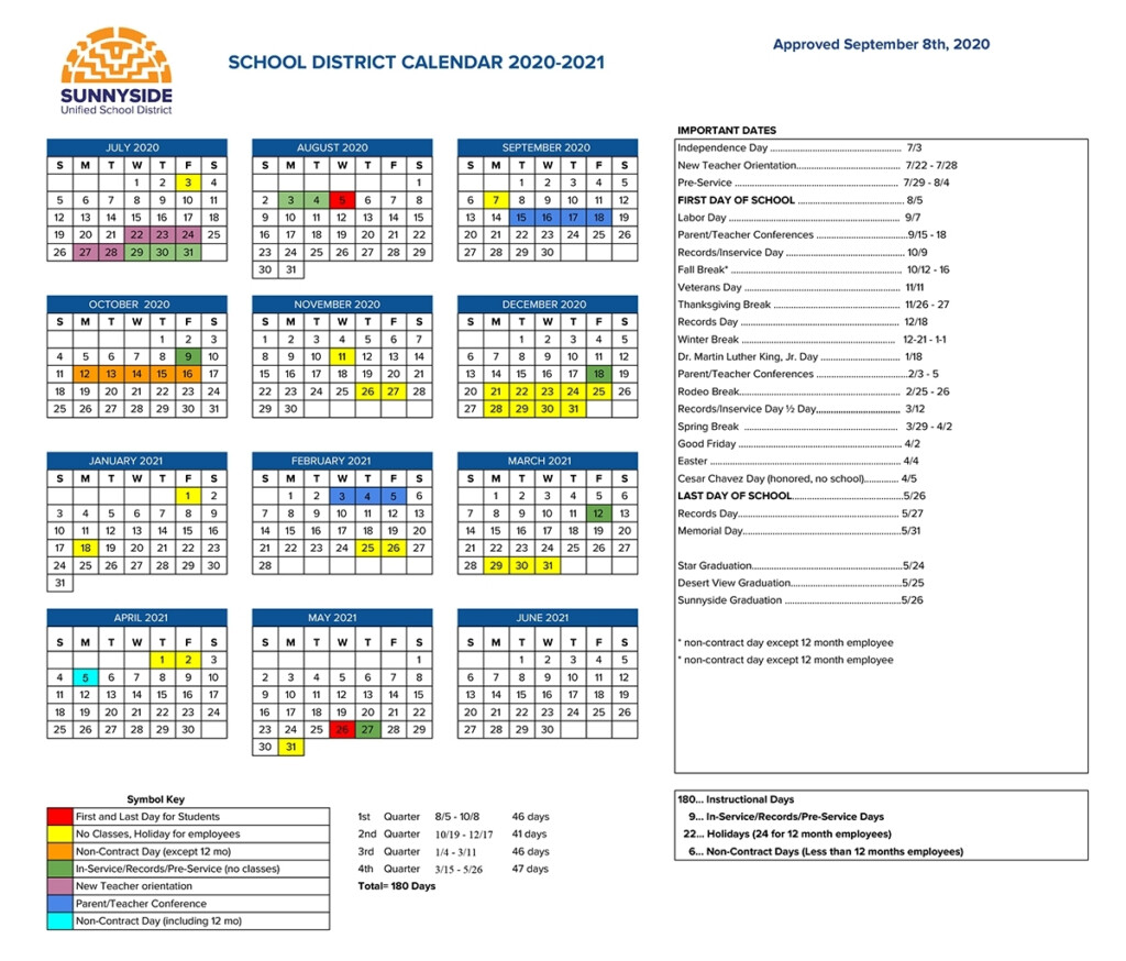 Tusd Calendar 2022 23