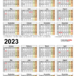 Two Year Calendars For 2022 2023 UK For Word