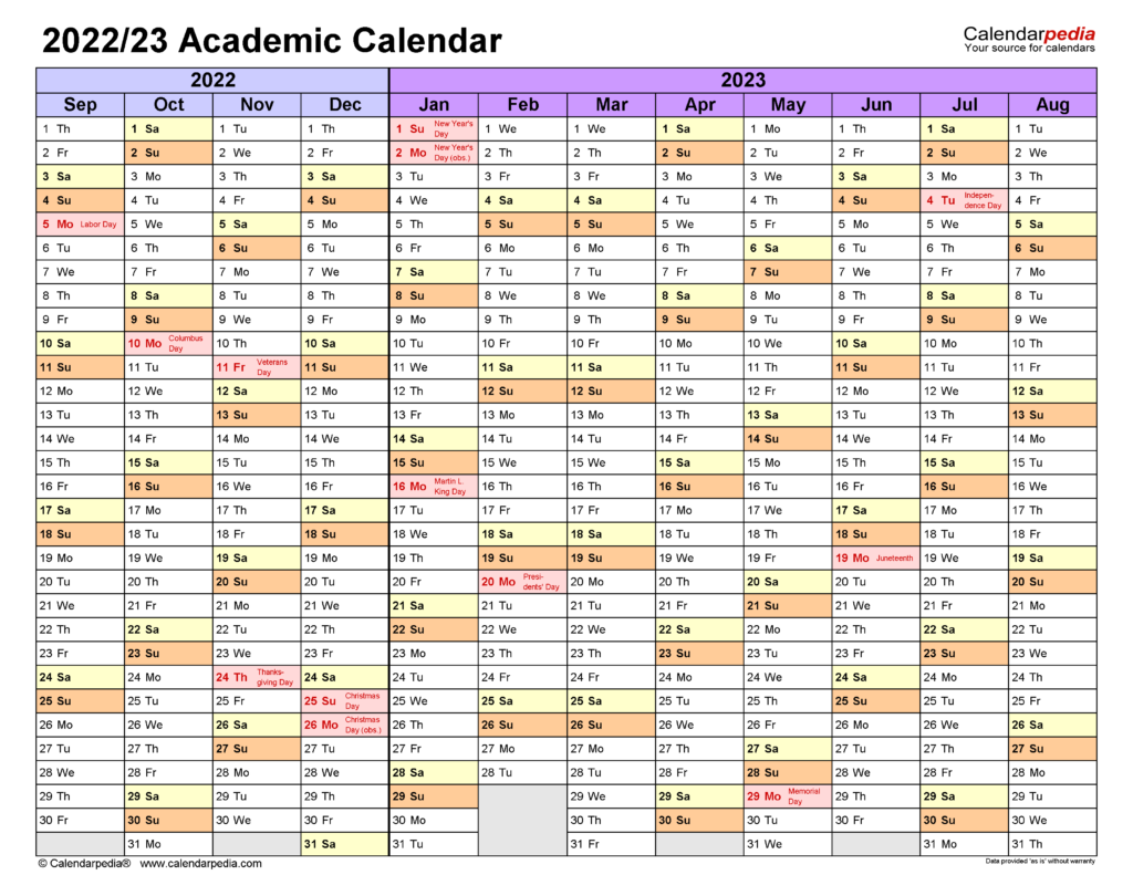 Virginia Tech Academic Calendar 2022 23