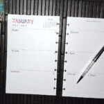 2019 2020 2021 2022 2023 Daily Calendar For Discbound Planners Fits