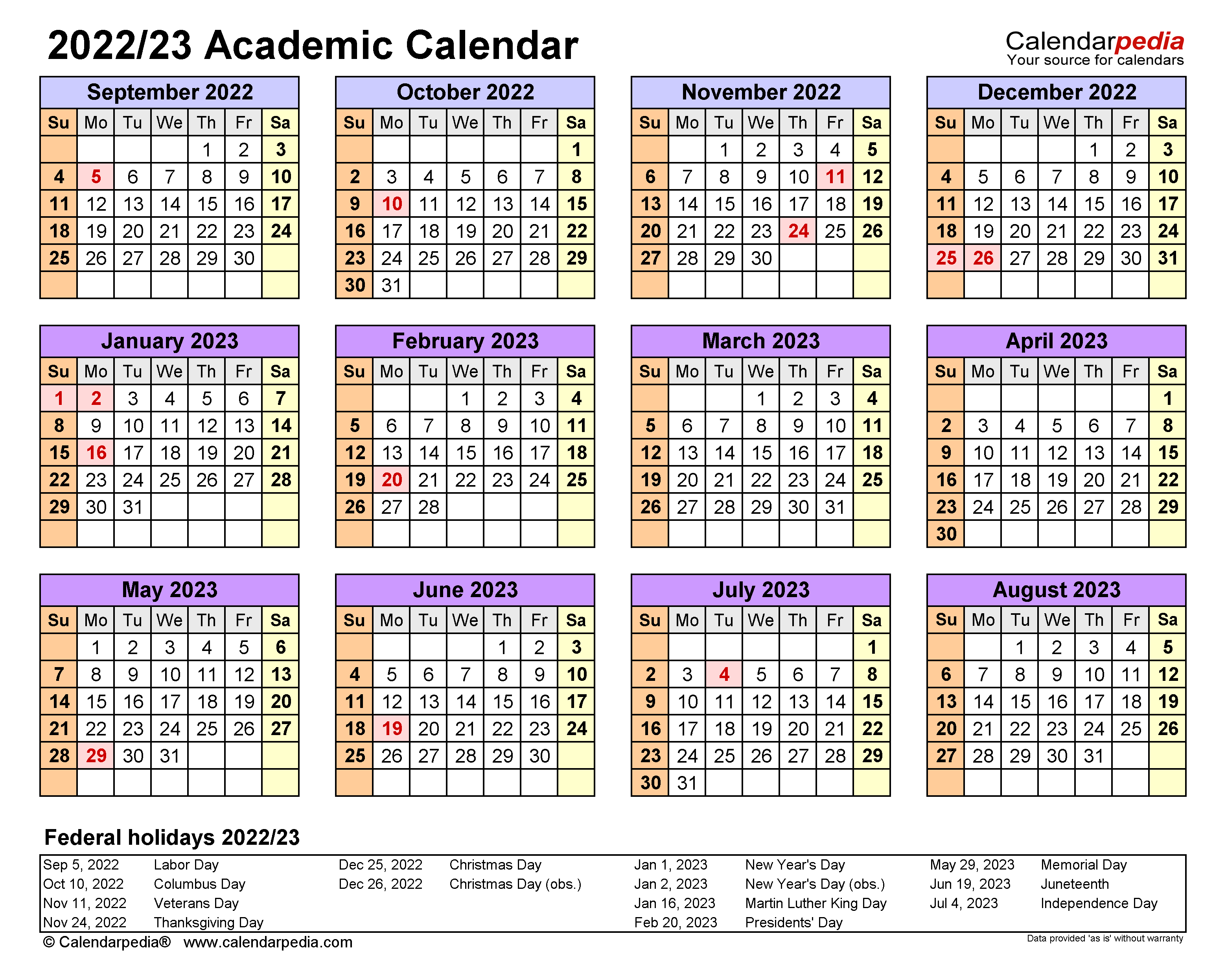 2022 2023 Ucsd Academic Calendar November Calendar 2022