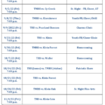 2022 2023 Varsity Home Football Schedule Tomball ISD Stadium