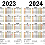 2023 2024 Two Year Calendar Free Printable Pdf Templates Images