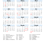 2023 United States Calendar With Holidays