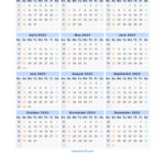 2023 Year Calendar Yearly Printable 2023Calendar